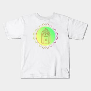 Glowing Candle Lantern Kids T-Shirt